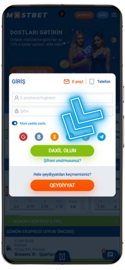 Mostbet APK daxil olma